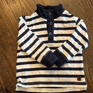 Janie and Jack stripe collared shirt